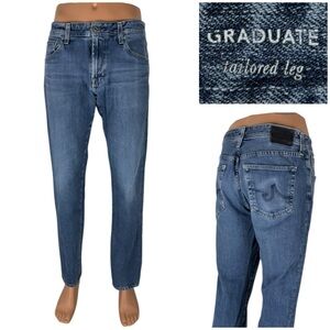 Adriano Goldschmied Mens 34 X 32 (actual) Jeans The Graduate Tailored Leg 360